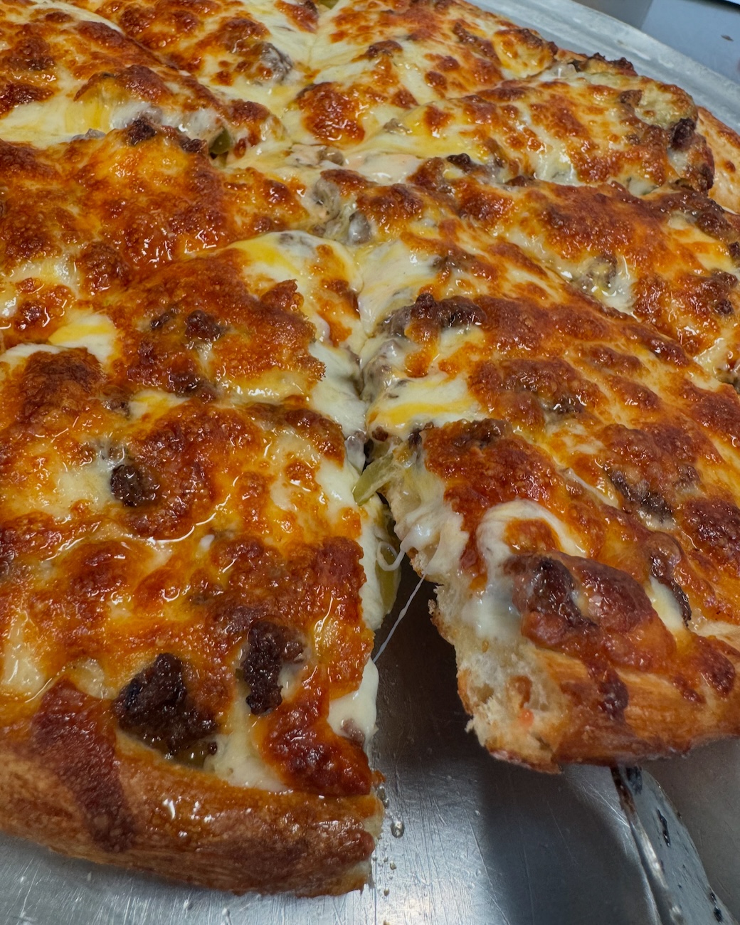 STEAK HOAGIE PIZZA image