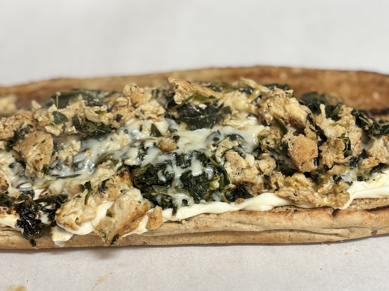 WHOLE CHICKEN SPINACH SUB image