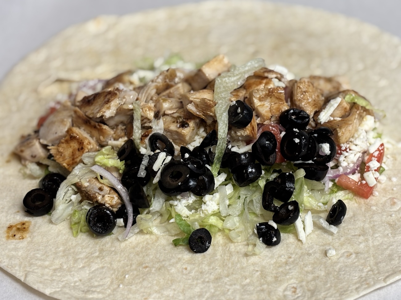 GREEK CHICKEN WRAP image